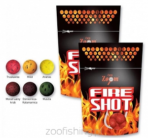 JAXON Kulki proteinowe haczykowe "Fire Shot" Carp Zoom 