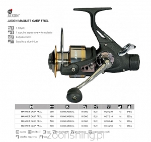 JAXON Kołowrotek Magnet Carp FRXL KJ-MCA -XL