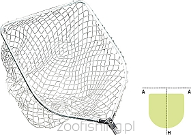 JAXON Podbieraki Spinning Nylon Net PL-AGH240