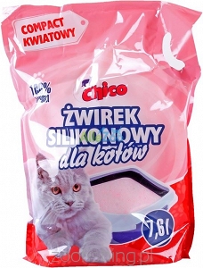 Chico żwirek silikonowy 7,6l kwiatowy