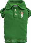 DOGGYDOLLY Koszulka polo zielona  DD-T547