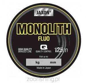 JAXON Plecionka MONOLITH Fluo 125m ZJ-GOF