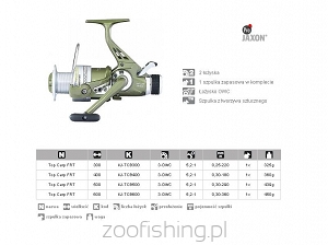 JAXON Kołowrotek Top Carp FRT KJ-TCB