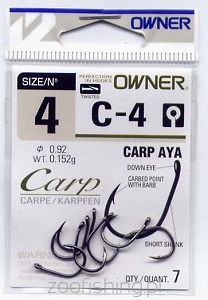 JAXON haczyk OWNER CARP AYA size 4 HO-C4